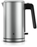 WMF Lono Silk Waterkoker van roestvrij staal, 1,6 l, elektrische waterkoker met kalkfilter, 2400 W, anti-vingerafdrukeffect, opening met één hand, externe waterniveau-indicator, draadloos met aparte