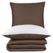 Parure de lit en satin, 200x200 cm, 100% coton, comprenant 2 taies d'oreiller de 80x80 cm