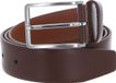 BOSS Leren Riem Erman-L Sz35 Leather Belt W80 Brown Bruine