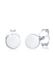 Elli - Oorbellen - Kreis Geo mattiert 925 Sterling Silber - Dames