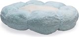 Beeztees kitten ligmand maui - kattenmand - pluche - blauw - 50x50x15 cm