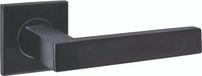 Intersteel Deurkruk Q 05 op rozet verdekt PVD zwart