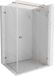 Mexen Lunar T cabine de douche à pivot droit 135 x 120 cm, transparent, cuivre brossé