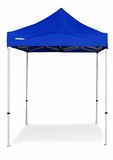 Easy-up Partytent ALU 2x2 m – PVC 450 g/m², waterdicht, sans cadre - Bleu