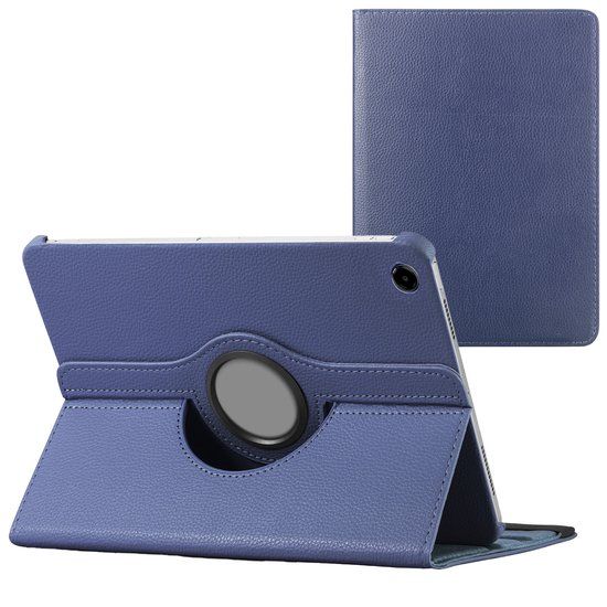 imoshion Tablet Hoes - Geschikt voor Lenovo Tab (2025) - 360° Draaibare Bookcase - Donkerblauw