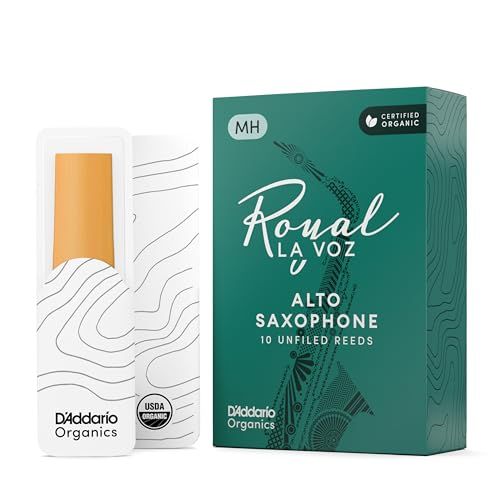 D'Addario La Voz Organic Altsax Rieten Medium, 10-Pack