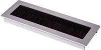 SOTECH 2 x kabeldoorvoer Toledo aluminium zilver geanodiseerd 200 x 70 mm
