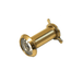 DX Peephole with privacy cover 200° Ø16mm DD:35-60mm Brass DRS 201B