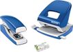 Esselte Leitz Leitz 5008 perforator en 5502 nietmachine, blauw