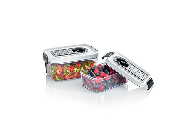 Severin ZB 3618 - Container - 1.5 l - Grijs, Transparant, Wit - 2 stuks