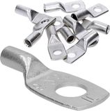 Kalitec 10 stuks HR2-6 standaard buiskabelschoenen 2,5 mm² M6 I zonder kijkgat I Made in Germany