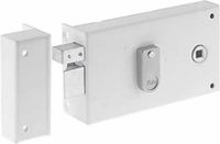 Merkloos Yale Insteekslot 19,5 x 7 x 14 cm Staal Wit