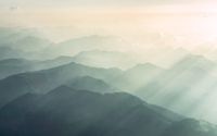 Komar Fotobehang - Hazy Hills 400x250cm - Vliesbehang
