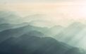 Komar Fotobehang - Hazy Hills 400x250cm - Vliesbehang