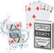 Sans marque Cartes à jouer en plastique - 54 cartes résistantes aux plis et imperméables pour débutants et professionnels Jeu de poker