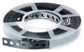 Alberts 361143 gaatjesband | met of zonder afrolcassette | rvs | breedte 17 mm | lengte 10 m