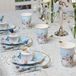 Set Talking Tables Alice Tea Party servetten blauw 25cm