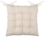 Stof Stoelkussen Dandy - Licht Beige - 38 x 38 x 4 cm