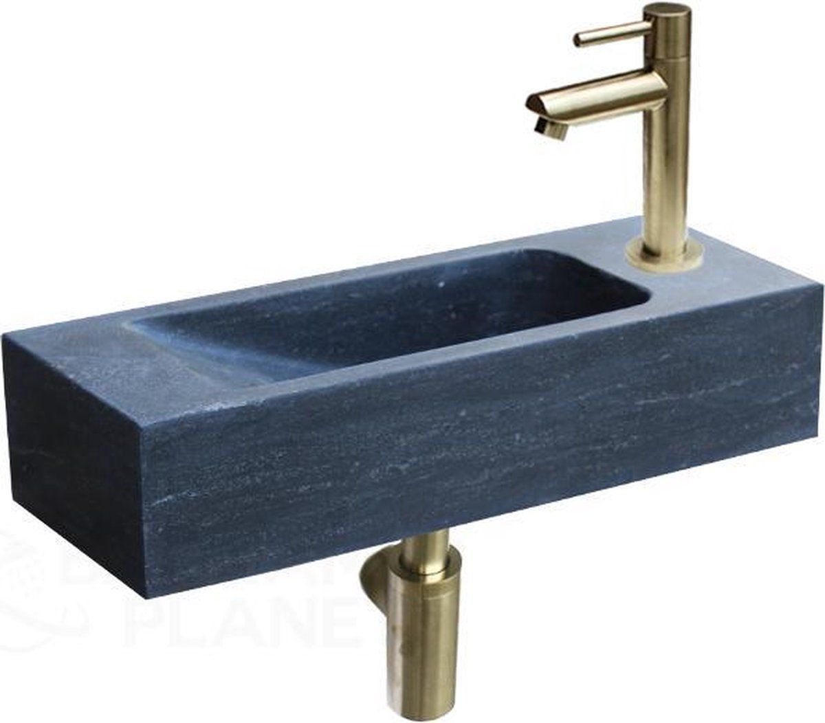 Sani Royal Natuursteen Fonteinset Siena Goud 17x45x10 cm