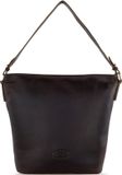 KLONDIKE 1896 Schoudertas Rush Samanta Ladies Bag Darkbrown Donkerbruin