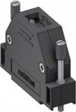 Deltron Connectors CTL25UN4 D-sub behuizing Aantal polen: 25 Plastic 180 ° Zwart 1 stuk(s)