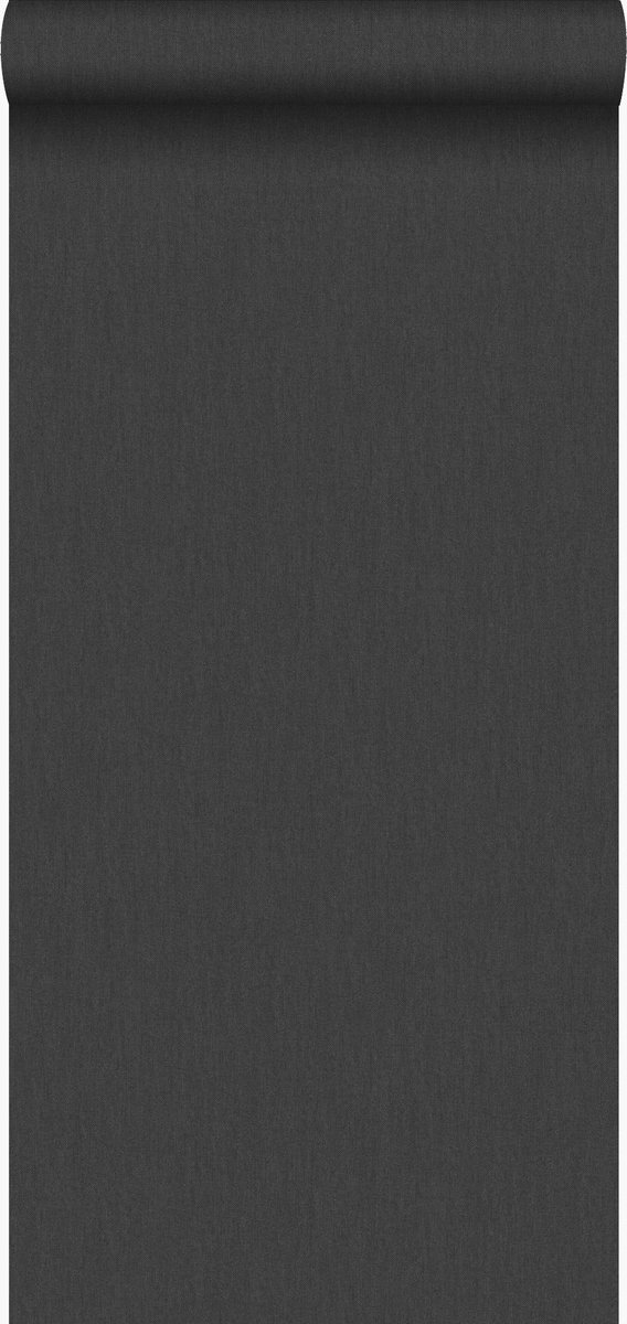 Origin Wallcoverings behang linnen zwart - 346627 - 53 cm x 10,05 m