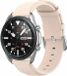 By Qubix - Classic leren bandje - Roze - Smartwatch bandje 22mm