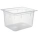 APS 82117 GN 1/2 polypropyleen transparante houder met liter-schaal, 32,5 x 26,5 x 20 cm 11,8 liter.