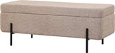 Giga Meubel Opbergbank Jari - 110x45x40cm - Taupe Bouclé