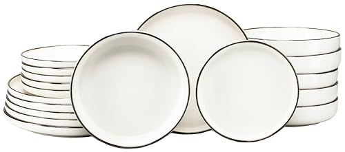 CreaTable Nordic Festive Creme 18-delige serviesset