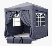 Quick Star Pavillon pliant 2 x 2 m Gris fumé