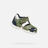 GEOX SANDAL ZAPITO DREUMES Sandales - PISTACHE/BLEU MARINE - Taille 23