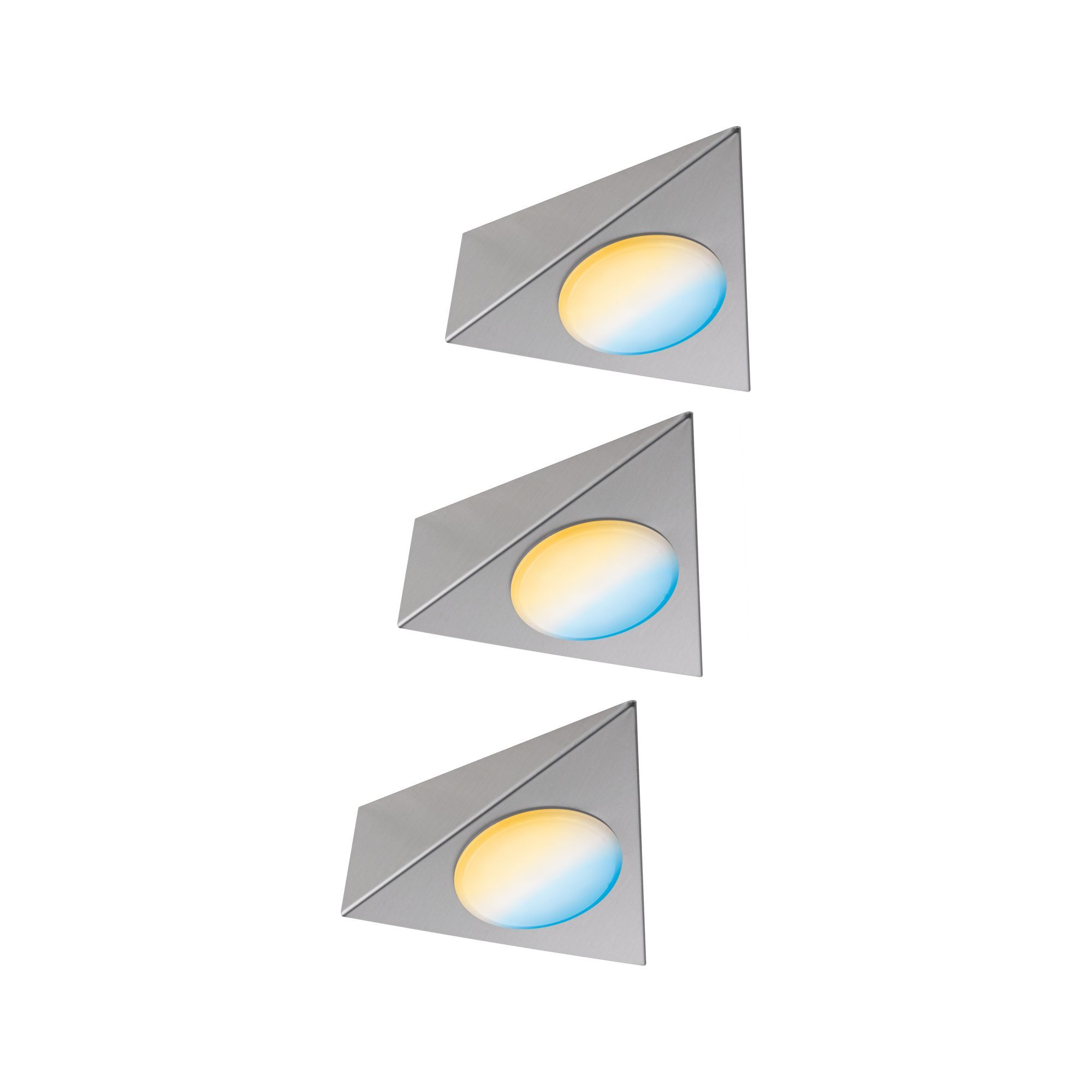 Paulmann 999.74 LED Wall Light | Nickel | Triangular | Dimmable | 190 lm