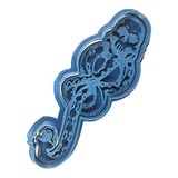 Cuticuter Merk Natter Harry Potter uitsteekvorm, blauw, 8 x 7 x 1,5 cm