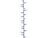 vidaXL Lichtslinger compact met 3000 LED's blauw 65 m PVC