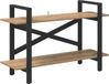 vidaXL Boekenplank 2-laags 100 x 33.5 x 64 cm Bewerkt hout