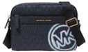 Michael Kors Marcella: Casual Schoudertas voor heren, canvas en leer