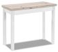 Table pliante pour la cuisine, en forme de livre, bois laminé, dimensions 80x40 à 80x80 cm