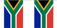 Merkloos / Sans marque Shoppartners Bv Zuid Afrika landen thema vlaggetjes - 900 cm - Slingers versiering - Polyester