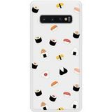 Samsung Bedrukt siliconen hoesje compatibel met Galaxy S10 Plus Sushi