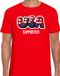 Bellatio Decorations Rood usa fan t-shirt voor heren - usa supporter - Amerika supporter - EK/ WK shirt / outfit L