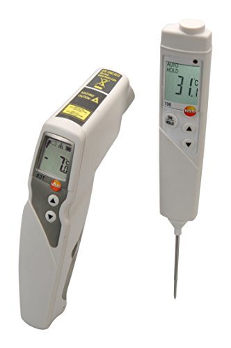 TESTO 831 - Infrarood Thermometer + 106 - Penetratie thermometer (Set)