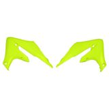 UFO PLAST Radiatorvervoer, fluorescerend geel, Yamaha WRF 450 2019-2024