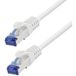 LogiLink CP4051S RJ45 Câble réseau, câble patch CAT 6a S/FTP 2.00 m blanc conducteur CCA, ignifuge, sans halogène 1 pc(s)