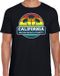 Bellatio Decorations California Zomer T-shirt Heren Zwart L