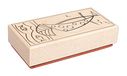 Rayher 29218000 stempel met Jezus in een boot, 5x10cm, wit, normaal