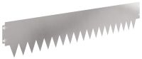 Bordure de pelouse Acier argent 20 pièces 103 x 20 cm
