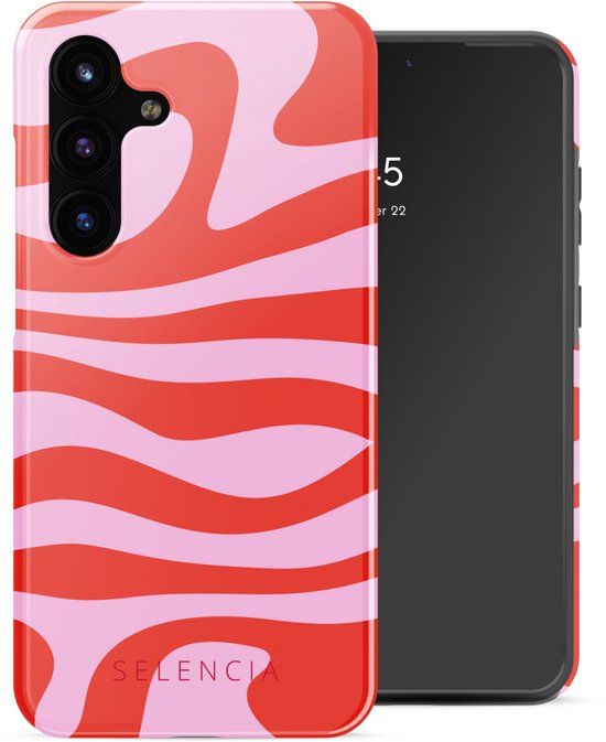 Selencia Hoesje - Geschikt voor Samsung Galaxy S25 FE - Backcover - Dream Swirl Pink