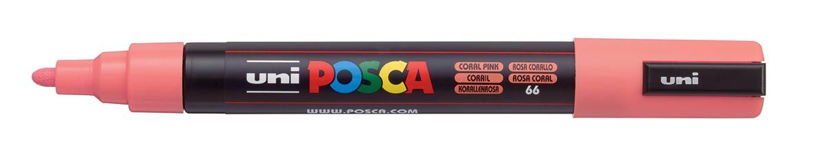 Posca PC-5M paintmarker koraalrood