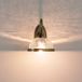 Licht-Erlebnisse Charles Wandlamp E14 Metaal Glas Messing Helder